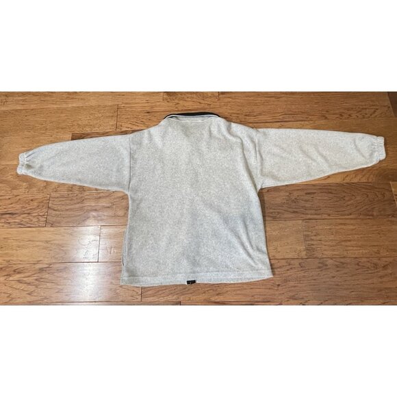 Beijing 2008 Olympics USA Fleece Jacket Medium Gray Made In USA - Picture 3 of 6